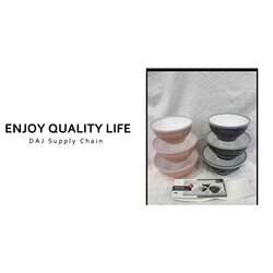 Salad Bowl with Lid, Cute Portable Soup Bowl, Creative Tableware Set, Three-Piece Set