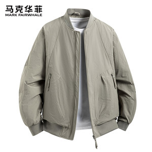 
[Containing Sheep Wool] Mark Huafei 2026 Winter Baseball Collar Cotton Jacket Men's Fashion Solid Color Lightweight Warm Jacket