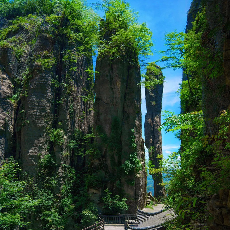 2人起一单一团 含高铁湖北旅游恩施大峡谷屏山狮子关5天4晚私家团