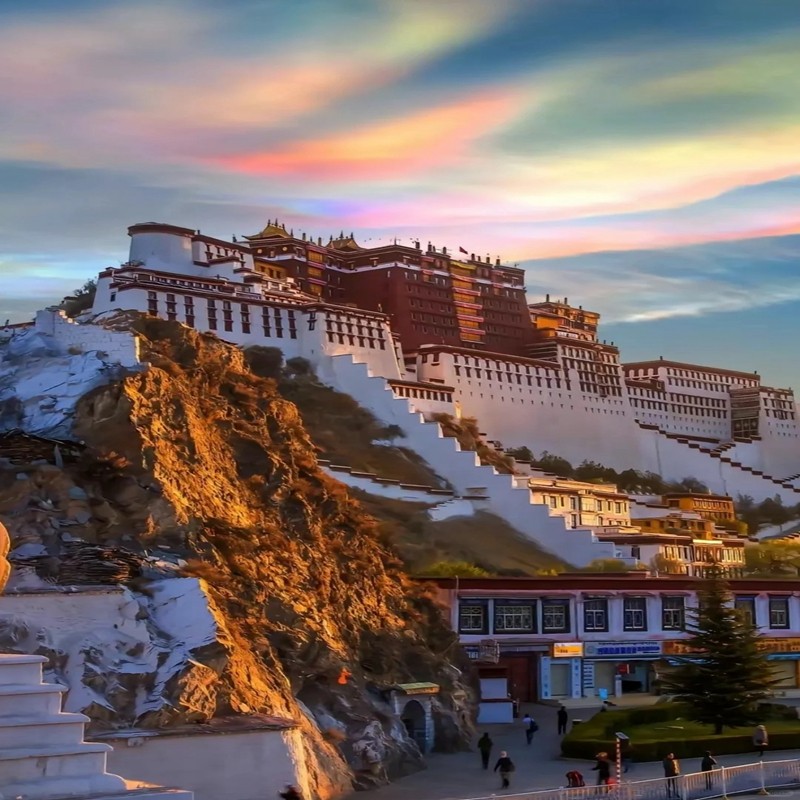 8人纯玩小团 含机票西藏旅游布达拉宫羊湖鲁朗小镇7天6晚跟团游