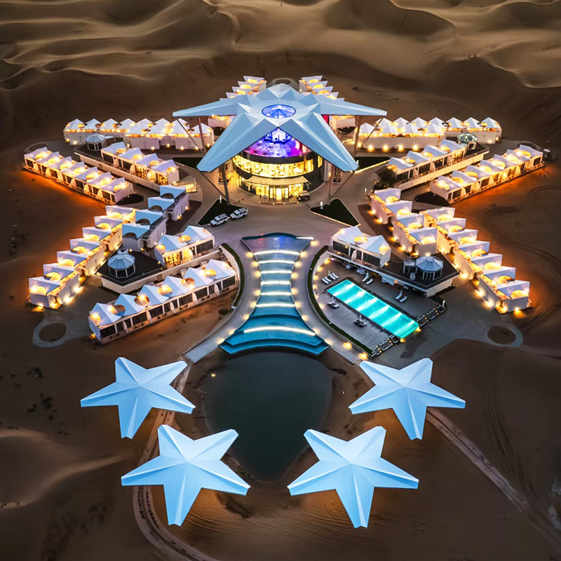 8人纯玩小团 含机票宁夏旅游银川腾格里沙漠星星酒店5天4晚跟团游