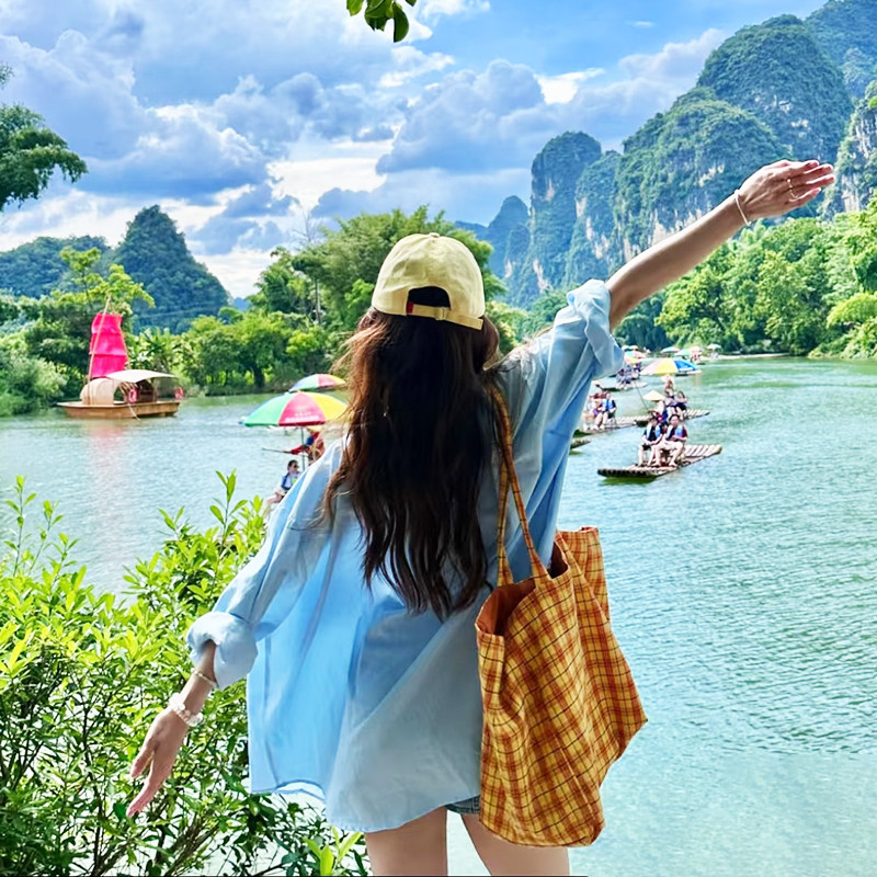 8人纯玩小团 含高铁广西桂林旅游船游漓江遇龙河漂流4天3晚跟团游