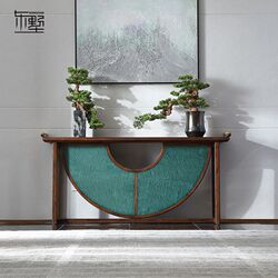 Dongshu modern new Chinese style ebony all solid wood entrance desk light luxury storage cabinet storage cabinet entry hall cabinet P8