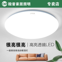 Op Led Ceiling Lamp Modern Minimalist Bedroom Living Room Corridor Full Spectrum Eye Protection Ultra-Bright Round Lamp