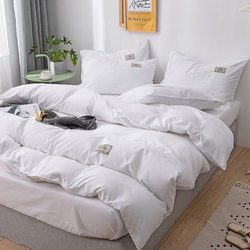 Seven-piece bed set including quilt core, pillow core, white sheets, hotel bedding, quilt and quilt complete set, six-piece set