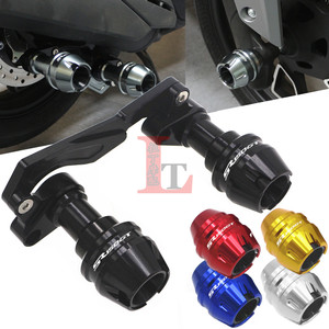 Applicable to Longxin Wuji SR150GT modified exhaust pipe defense bald aluminum alloy front wheel anti -fall protection front fork cup