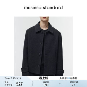 
Korean autumn and winter men's large size short woolen coat jacket musinsa standard