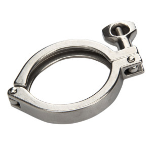 
304 stainless steel quick-release clamp buckle precision-cast sanitary chuck joint fixed pipe clamp quick-opening quick hose clamp