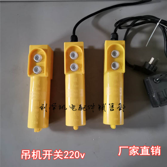 
61D crane switch 220 miniature electric hoist household small crane up and down button switch shaker