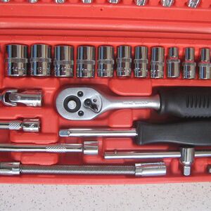
Chrome vanadium steel 46 piece socket wrench socket set car tool set car repair tool set