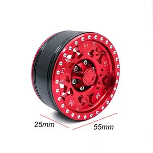 
1.9 inch alloy wheel 1/10 SCX10 km2 TRX4 90046 simulation climbing car metal wheel