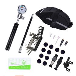 Bicycle tool set g assembly disassembly, repair, repair and tire repair tool set to repair mountain bike pump air pressure