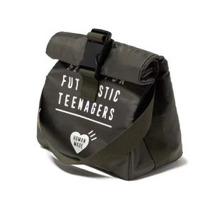 
Insulated and portable! Japanese retro trendy brand cute love printed bento thermal bag outdoor camping handbag