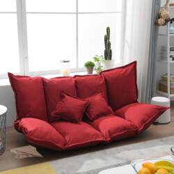 Lazy Sofa Tatami Folding Japanese-Style Small Apartment Trendy Bedroom Double Simple Floor Sofa Bed Dual-Use