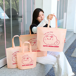 New High-End Clothing Store Non-Woven Tote Bags for Gift Packaging, Eco-Friendly Shopping Bags, Specially Designed for Internet Celebrities