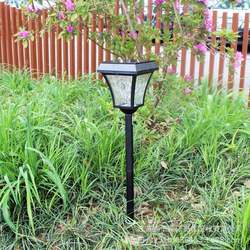 Solar lawn lamp outdoor modern simple courtyard lamp garden villa home floor lamp aisle floor lamp outdoor