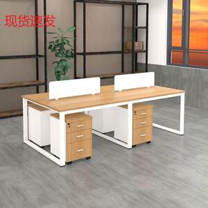 
Hangzhou office furniture panel staff desk simple modern office desk four-person six-person combination workstation computer desk