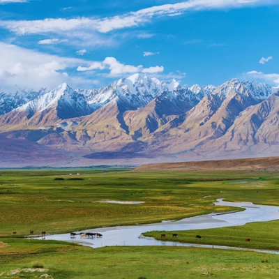 新疆南疆8天7晚专车自由行丨白沙湖班迪尔蓝湖+天山峡谷+喀什古城
