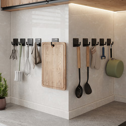 Stainless steel kitchen hook adhesive strong load-bearing 2022D new punch-free wall-mounted cutting board adhesive hook