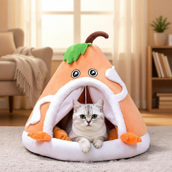 Tent-Style Space Capsule Cat Bed, Cat Nest, Winter 2025 New Model, Thickened, Warm in Winter, Removable and Washable, Winter Essential
