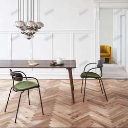 Danish Pavilion AV designer chair Italian light luxury dining chair home cafe loft minimalist dining chair