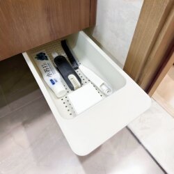 Extremely Comfortable Storage | Storage Hanging Basket under the Bathroom Cabinet, Breathable Storage Rack for Bathroom Cabinets.