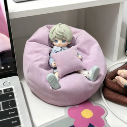 Mini Sofa for Children, Desktop Ornament, Plush Car Dashboard Lazy Sofa, Decorative Miniature Scene Cotton Nest