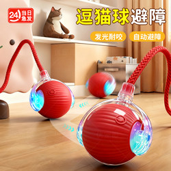 Cat Toy Automatic Teasing Ball Self-Entertainment Boredom-Relief Gadget Smart Cat Teaser Wand Cat Ball Pet Supplies
