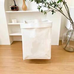 Large Pure Metal Laundry Basket for Dormitory Use, Dirty Clothes Storage Basket, Household Laundry Basket, Ins-Style Clothing Storage Rack