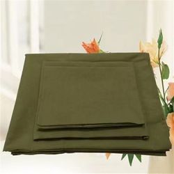 Three-piece set of students' military training bedding military green sheets and quilt covers dormitory single quilt set six-piece set full