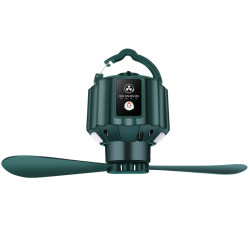 Rechargeable small ceiling fan bed silent portable small student dormitory mosquito account outdoor tent camping electric fan