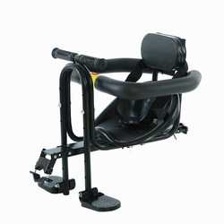 Folding electric bicycle child seat front electric bicycle baby seat driving tram baby safety chair