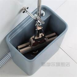 Mop pool small d mop pool ceramic small balcony household mop basin high-foot color bucket ceramic mop pool