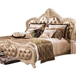 French European style bedding four-piece set, neoclassical exhibition hall model room, model room bedding customization
