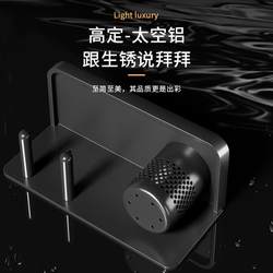 Hairdryer storage rack without punching in bathroom hair dryer bracket toilet bathroom wall-mounted storage air duct rack