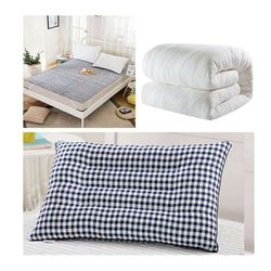 Student dormitory single bed three-piece set bed sheet quilt cover bedding four-piece set bedding set six bedrooms