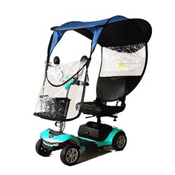 Elderly three-wheel electric scooter canopy awning lithium battery elderly car electric car four-wheel moped awning