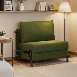 Sofa Bed Foldable Dual-Use 2026 New Model Small Apartment Living Room Single/Double Solid Wood Sofa Retractable Lazy Sofa Bed