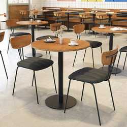 Retro industrial style cafe table and chair combination milk tea dessert baking cake shop ocean board commercial table and chairs