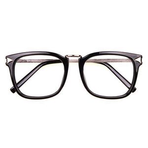 
Ultra-light men's and women's trendy Korean version retro fashion large frame personality without prescription can be matched with myopic plain glasses frame