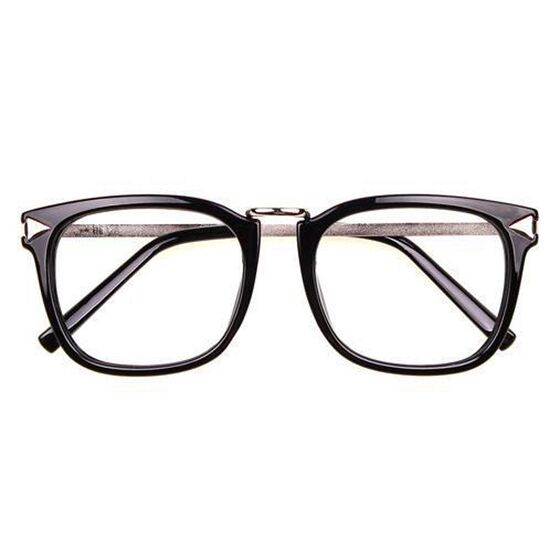 
Ultra-light men's and women's trendy Korean version retro fashion large frame personality without prescription can be matched with myopic plain glasses frame
