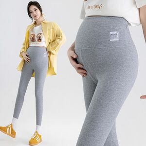 
Pregnant women's leggings for spring and summer wear without belly support 2025 new belly-friendly cotton pants for small people spring style spring clothing
