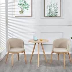 Chair Modern Simple Lazy Home Casual Nordic Imitation Solid Wood Adult Creative Restaurant Rest Backrest Coffee Table