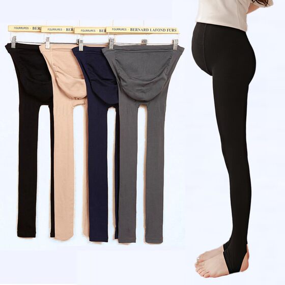 
Plus size plus size spring and autumn pregnant women's foot leggings fat mm200*0.5kg high elastic stockings W belly support and foot pantyhose