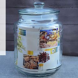 Sealed jar glass jam jar with lid food honey lemon jar I small bottle large storage jar pickle jar