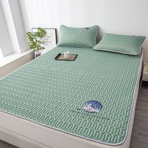 A类母婴级乳胶凉席三件套折叠宿舍学生单人R可水洗家用空调席