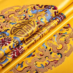 New Chinese style TV cabinet cover cloth coffee table upholstery high-end fabric table decoration cloth long dustproof tablecloth customization