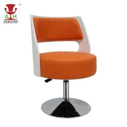 Chairs Simple modern fashion lifting rotating negotiation chair Round cafe chair solid wood bar chair