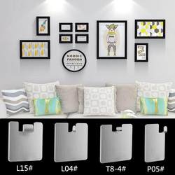 Special hook for mirror tiles without punching wall fan hanging picture strong adhesive stainless steel sticker wall photo frame clock