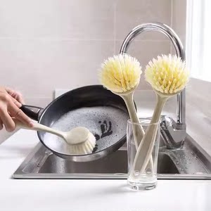 
[Azheng Selection] Plastic small pot brush, 1 kitchen brush, long handle cleaning brush